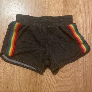 Tiny Whale Girls Retro Dolphin Hem Shorts